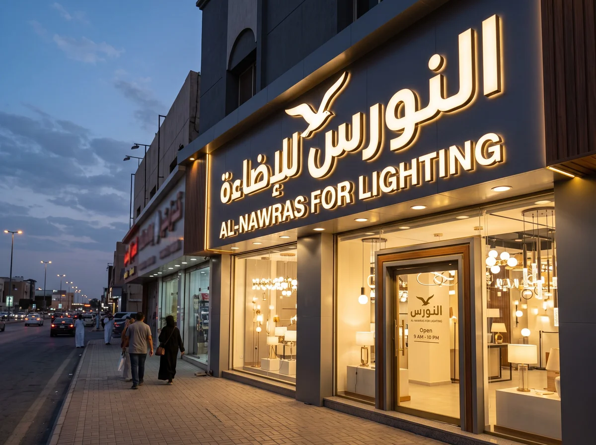 لوحات المحلات